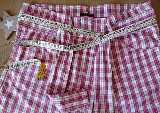 Shorts Sisley rosa-bianco tg 40