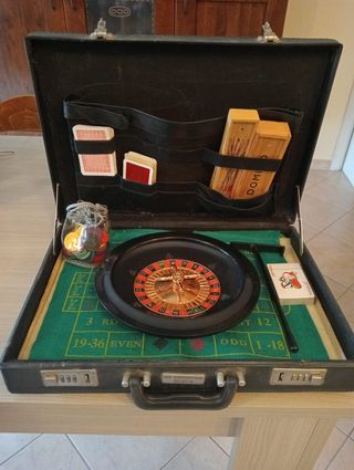 Valigetta Giochi da Tavolo Vintage