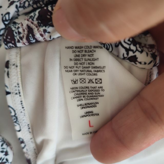 Bikini paisley blanco y multicolor