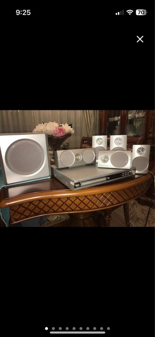 Home Cinema Philips DVD/CD - Gris
