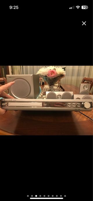 Home Cinema Philips DVD/CD - Gris