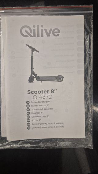 Patinete eléctrico plegable Qilive