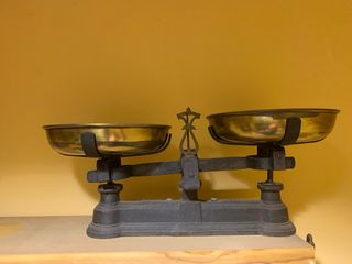 Balanza Antigua de Latón