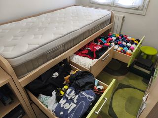 Cama nido 90x190 - Madera maciza!