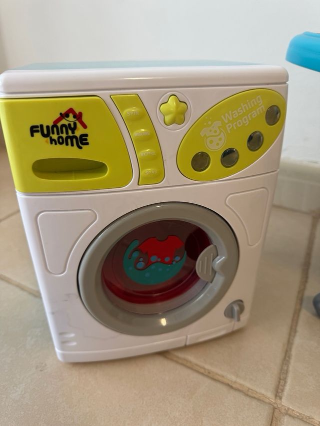Lavadora y plancha juguete Funny Home