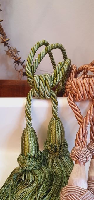 2 Passamanerie Tende - Verde Oliva & Rosa