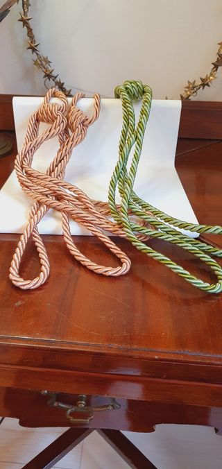 2 Passamanerie Tende - Verde Oliva & Rosa