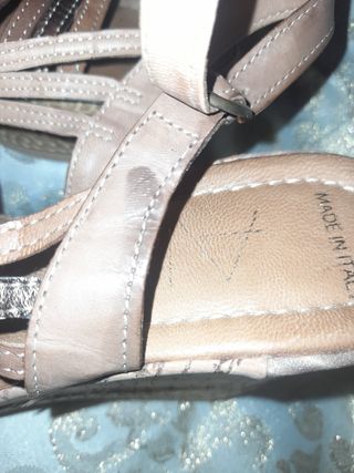 Sandali zeppa estate donna marroni