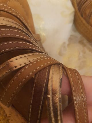 Sandali zeppa estate donna marroni