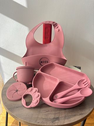Set de vajilla de silicona para bebés – NUEVO 