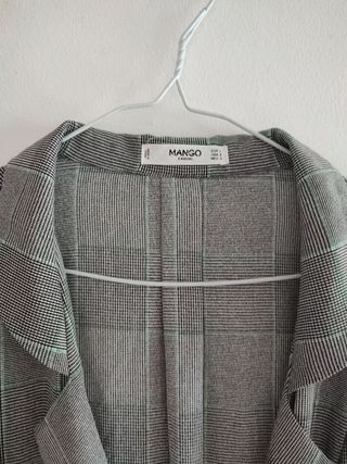 Vestido vintage gris cuadros
