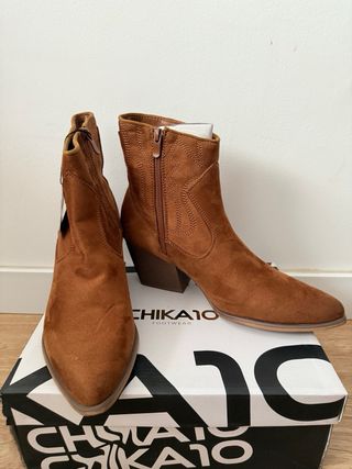 Botines Cowboy Camel
