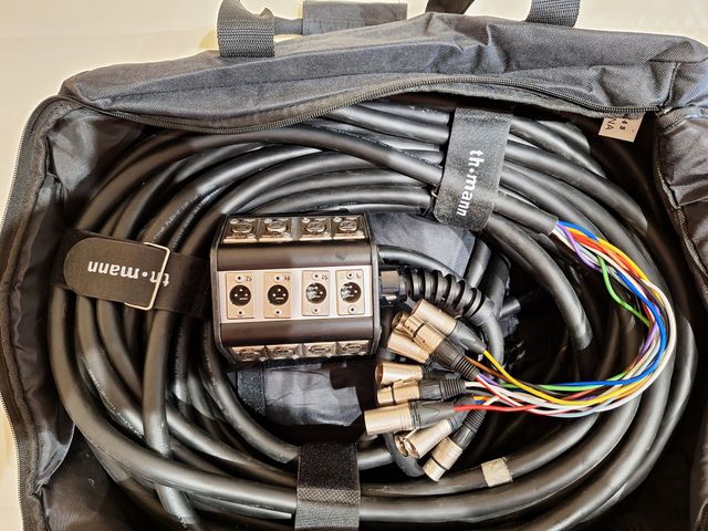 Manguera escenario audio 12 pares - 37m