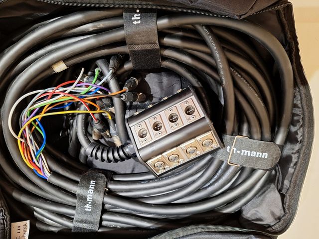 Manguera escenario audio 12 pares - 37m