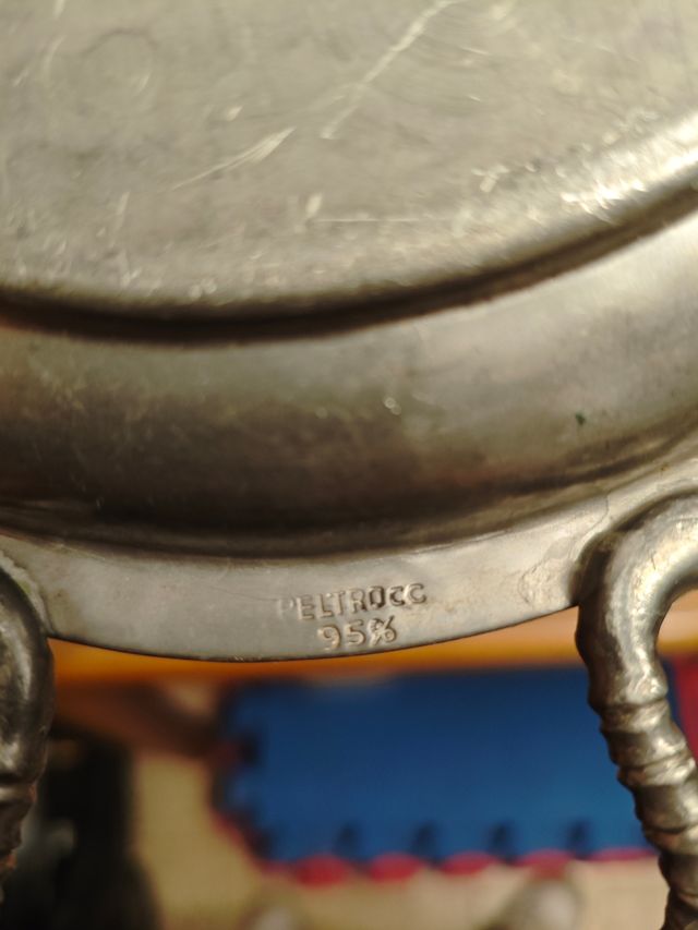 Vassoio in peltro 95%