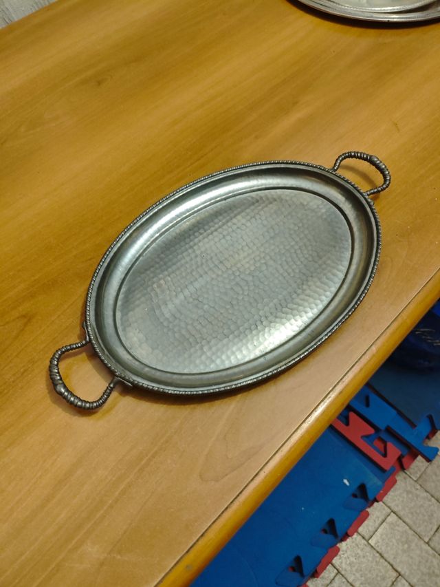 Vassoio in peltro 95%