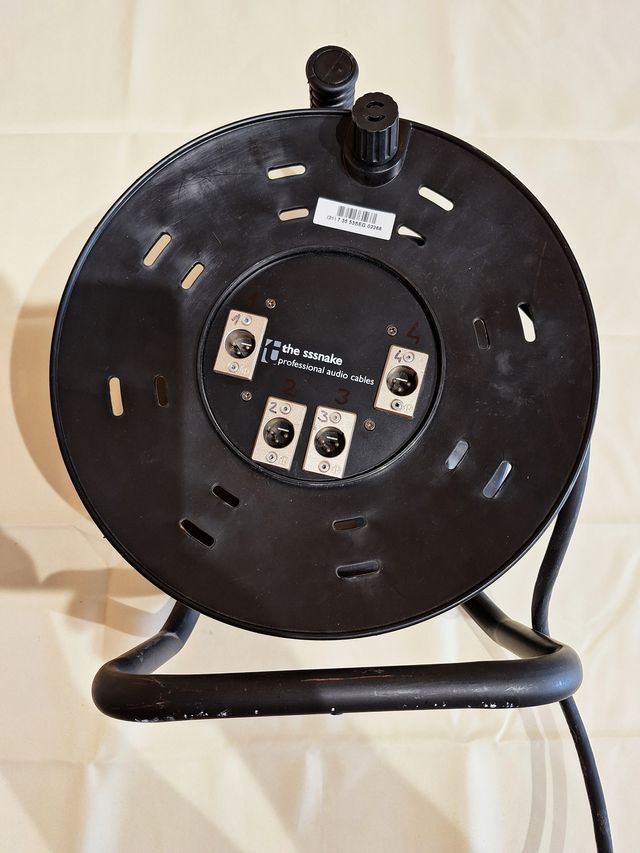 Carrete Cable Audio Cordial 4x2x0,22mm 50m