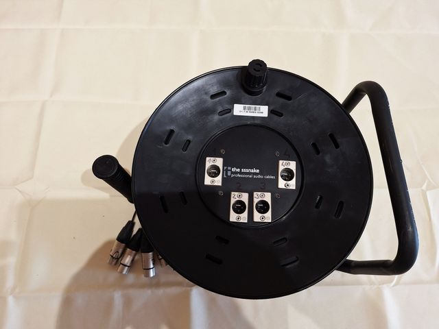 Carrete Cable Audio Cordial 4x2x0,22mm 50m