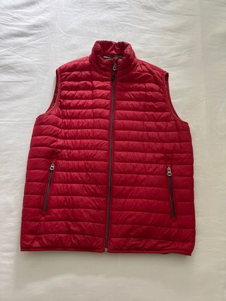 Chaleco Zara rojo talla M
