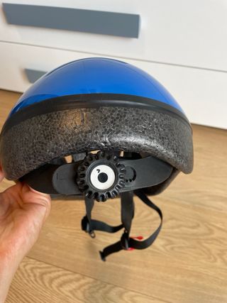 Casco bici bimbo B'Twin blu