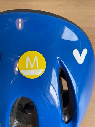 Casco bici bimbo B'Twin blu