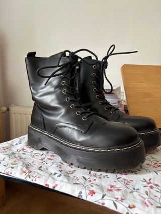 Botas negras plataforma