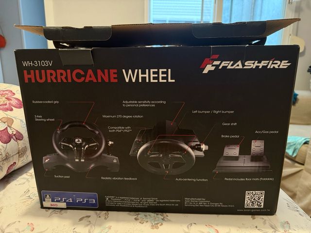 Volante Flashfire Hurricane WH-3103V PS4/PS3