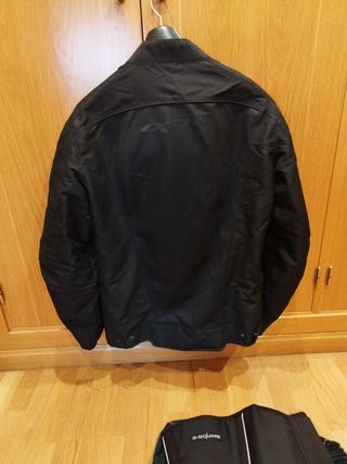 Chaqueta moto verano negra - Talla 2XL