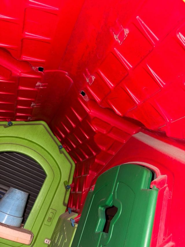 Casa infantil Feber - Verde y Rosa