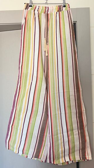 Pantalones rayas multicolor