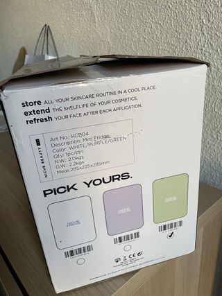 beauty fridge nevera skincare