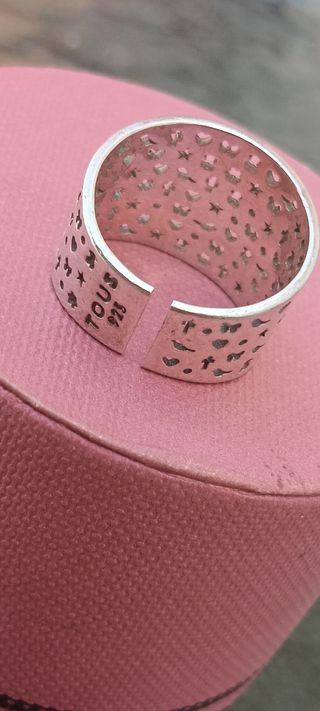 Anillo Tous plata 925 abierto