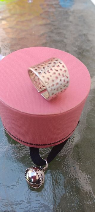 Anillo Tous plata 925 abierto