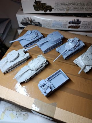 Miniaturas tanques resina 1:87 del ejercito Españo
