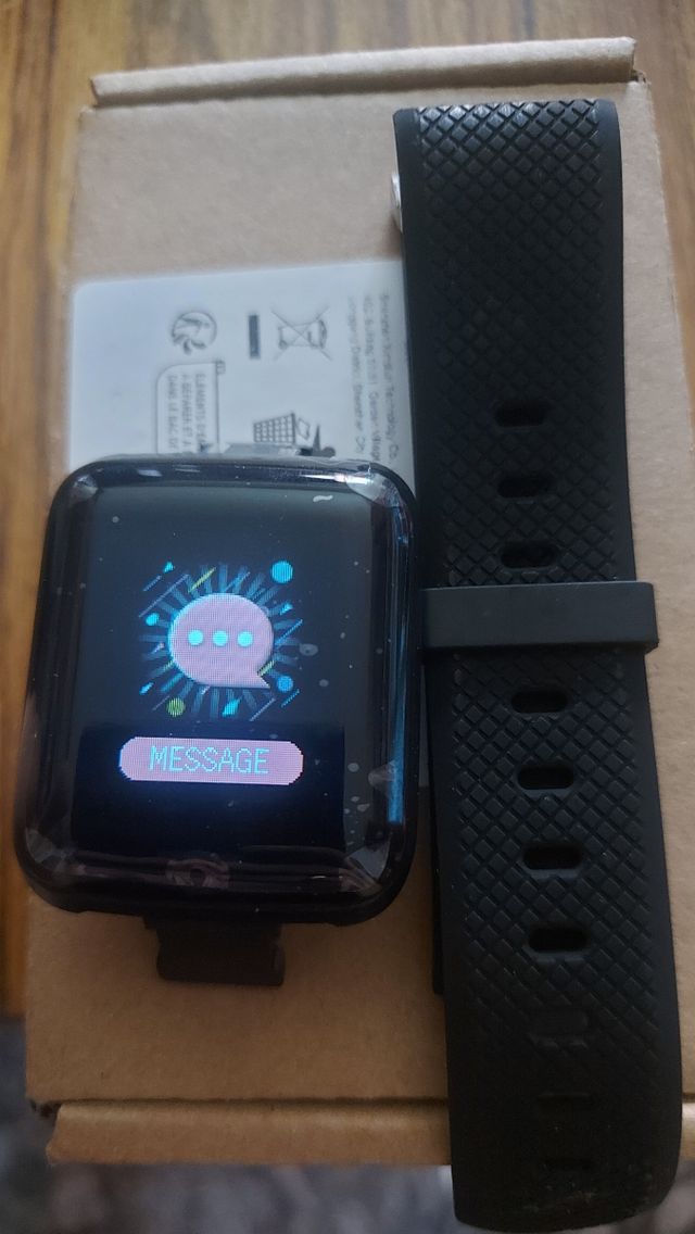 Smartwatch negro - Reloj inteligente