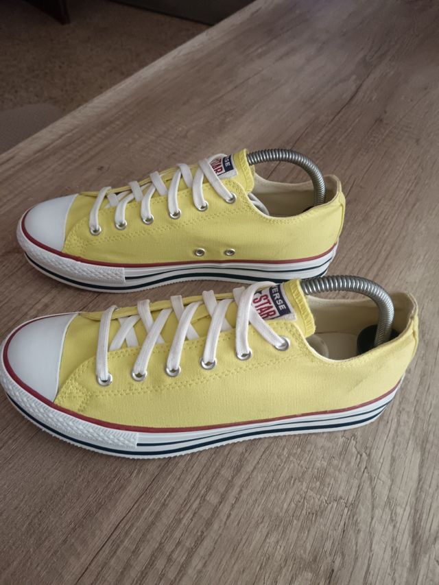 Converse plataforma amarillas