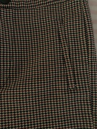 Pantalones pata de gallo marrón y negro