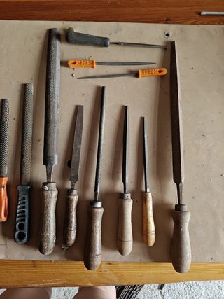 Escofinas y limas varias