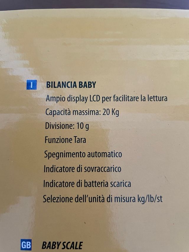 Bilancia digitale neonato Joycare - 20kg