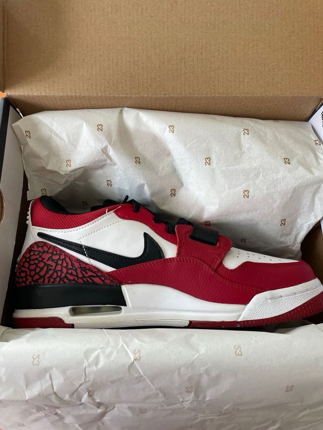 Air Jordan Legacy 312 Low GS - Rojo-Blanco