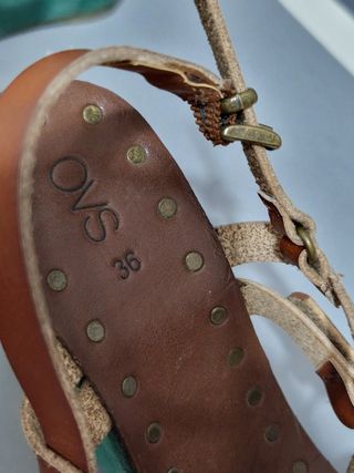 Sandali OVS in vero cuoio tg 36