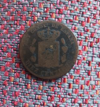 Moneda 10 Céntimos España 1878