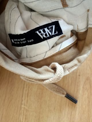 Pantalones jogger Zara beige