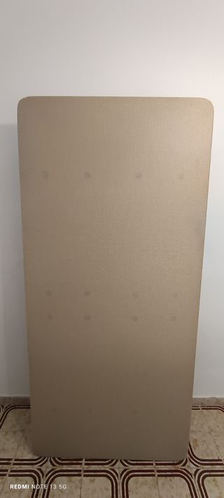 Base tapizada beige - cama