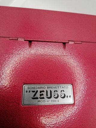 Schedario Zeuss 220-4 vintage