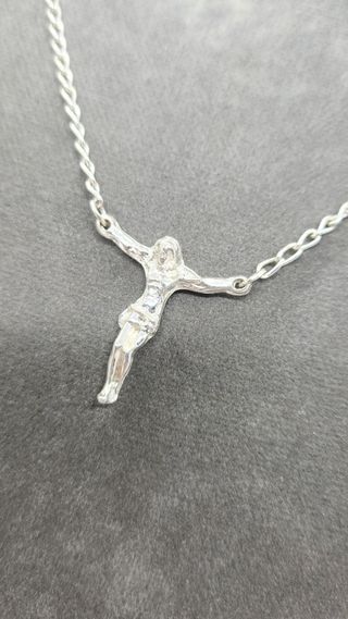 Gargantilla Cristo Dalí - Plata de Ley