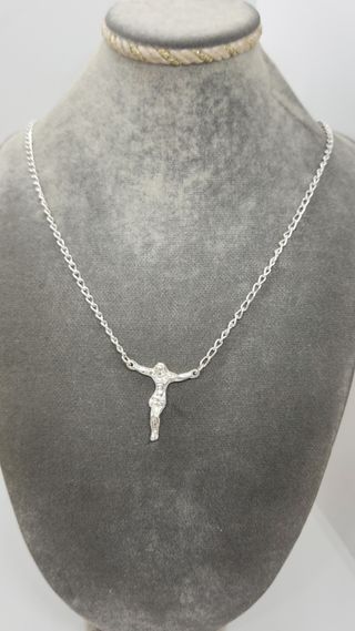 Gargantilla Cristo Dalí - Plata de Ley