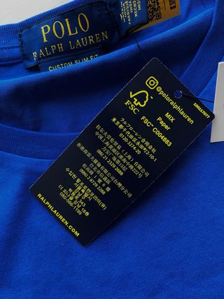 Polo Ralph Lauren - Camiseta azul talla M