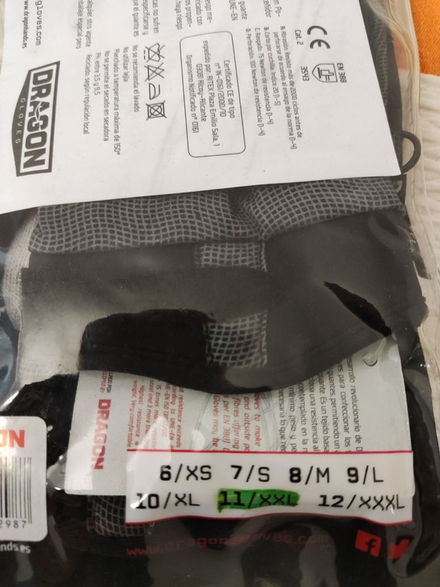 Guantes Dragón POL24V - Anticorte