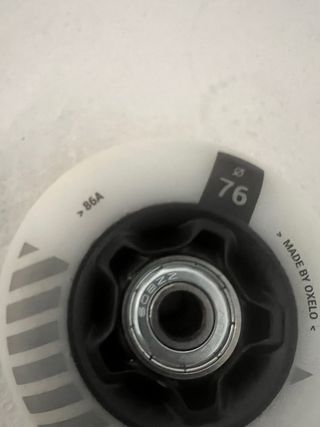 Ruedas Patines Oxelo 76mm 86A usadas